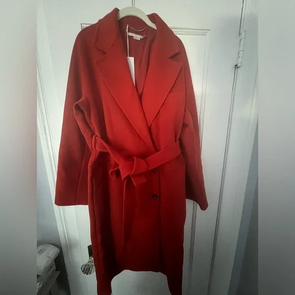 Stella McCartney Wool Belted Coat 40 (oversize fit)